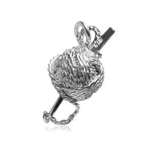 Crochet Hook Charm Sterling Silver Crochet Hook Charm Sterling Silver