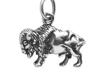 Bison Buffalo Brooch In Sterling Silver By Paxton Jewelry - Foto 5