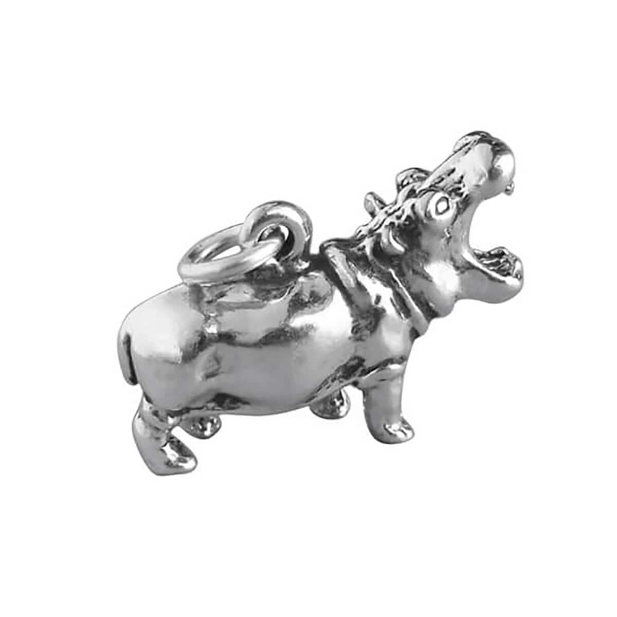 Pandora hippopotamus charm deals