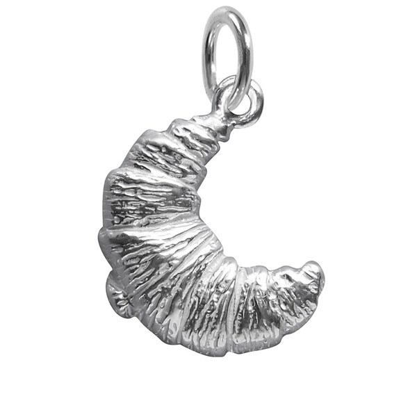 Pendentif continental pâtissier à breloque en argent sterling .925