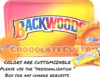 Custom Rolling Tray Set