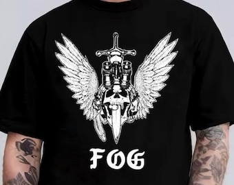 Maglia unisex a maniche corte con teschio per visione notturna tattica