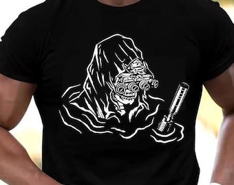 Maglietta unisex a maniche corte con motivo Night Vision Reaper