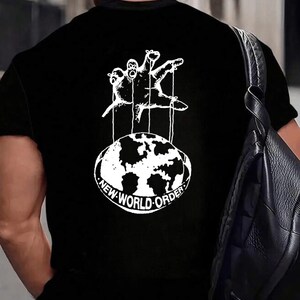 New World Order Graphic Tee, Unisex Jersey Baumwoll-T-Shirt