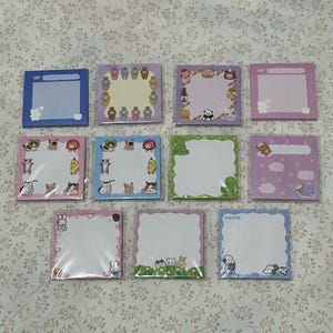 Kawaii Sticky Notes - Stationery, Junk Journaling, Scrapbooking, Journaling