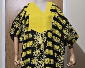Abito Kaftan / Boubou / Abito lungo / Stampa Ankara africana / Abito Bubu