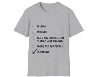 Camiseta de loro muerto