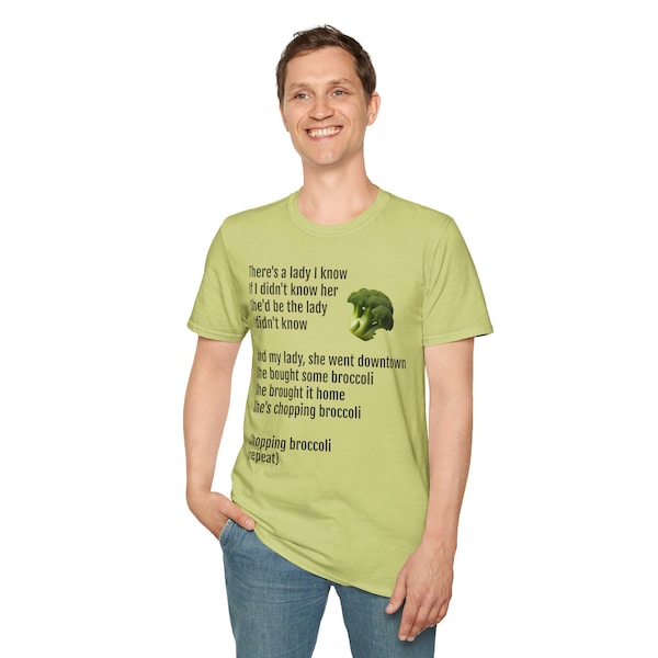 SNL T-Shirt zum Hacken von Brokkoli