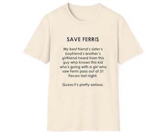 Camiseta Save Ferris