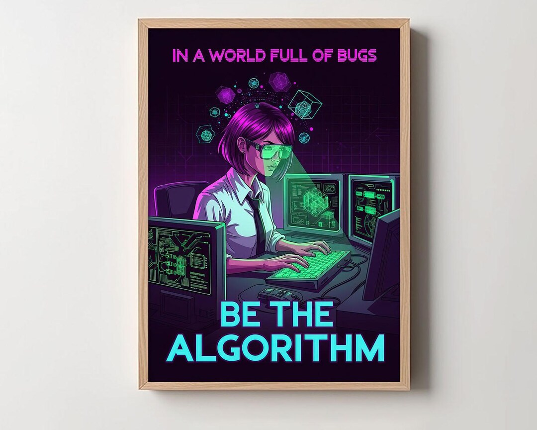 Computer Nerd Quote Funny Professions Poster Printable Office Decor ...