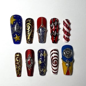 Presse Cirque du Soleil sur les ongles