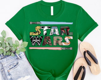 Star Wars DTF Transfers, Disney Heat Transfer, Hot Peel bereit zum Pressen, Unisex Kinder und Erwachsene Disney Transfers, niedliche Frühlingsdesigns