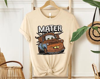 Retro Cars DTF, Retro Tow Mater DTF Transfer, Tow Mater Dtf, Tow Mater Shirt, Radiator Springs, Retro Mater Dtf,Mater Shirt,Cars Dtf Tansfer