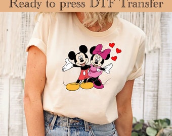 Mickey en vrienden DTF, Disney Transfers, klaar om te drukken, gepersonaliseerde DTF-transfers, Disney-cadeaus, hoge kwaliteit, hittepers DTF-transfers