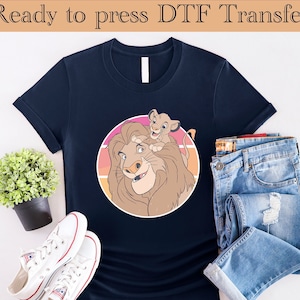 Ready to Press Hakuna Matata Lion King Animal Kingdom DTF Transfer , Disney Lion King DTF Transfers, Lion King Heat Transfer, Disney Shirts