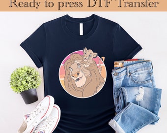 Ready to Press Hakuna Matata Lion King Animal Kingdom DTF Transfer , Disney Lion King DTF Transfers, Lion King Heat Transfer, Disney Shirts
