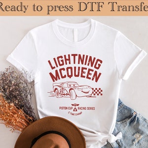 Ready to press - Lightning McQueen Transfers, Cars Movie Ready To Press, Disney DTF Transfer, Cars Transfer, Lightning McQueen Dtf Transfer
