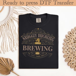 Snuggly Duckling DTF Transfer, Vintage Dtf, Snuggly Duckling, Brewing Tangled Dtf Transfer , Inspired Dtf Transfer, Tangled Movie Gift