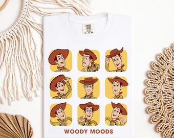 Transferência Toy Story Woody DTF, Disney Woody DTF, Disneyland DTF, Personagens Toy Story DTF, Camiseta Disney World Woody, Festa Toy Story, Clima Woody