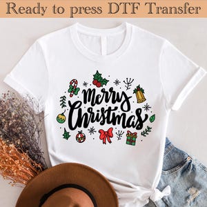 Merry Christmas DTF Transfer, Ready to Press Family Christmas Dtf Transfer,Christmas Squad Dtf, Christmas Shirt,Christmas Santa Dtf Transfer