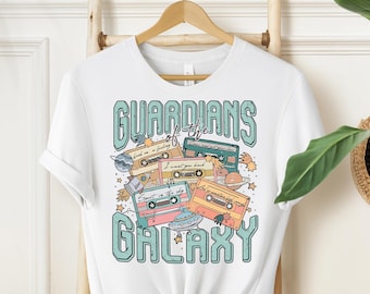 Guardians of the Galaxy DTF-overdracht Guardians Galaxy Cassette DTF, vintage concertshirt, Star Wars-shirt, Star Wars DTF, retroshirt DTF