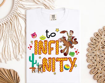 Toy Story To Infinity and Beyond Ready To Press Dtf Transfer,Buzz Lightyear Press, Sheriff Woody DTF, Toy Story Birthday, Disney Friends DTF