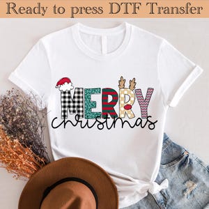 Merry Christmas DTF Transfer, Ready to Press Family Christmas Dtf Transfer,Christmas Squad Dtf, Christmas Shirt,Christmas Santa Dtf Transfer