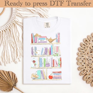 Princess Book DTF Transfer,Disney Teacher Librarian Shirt,Disney Book Lover Dtf, Belle&#39;s Library Dtf, Disney Book Worm,Disney Kids Young Dtf
