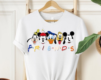 Vintage Mickey & Friends dtf-overdracht, Disney Mickey en vrienden dtf, Disney-shirt, Disney Trip 2025 dtf-shirt, Disneyland dtf-overdracht