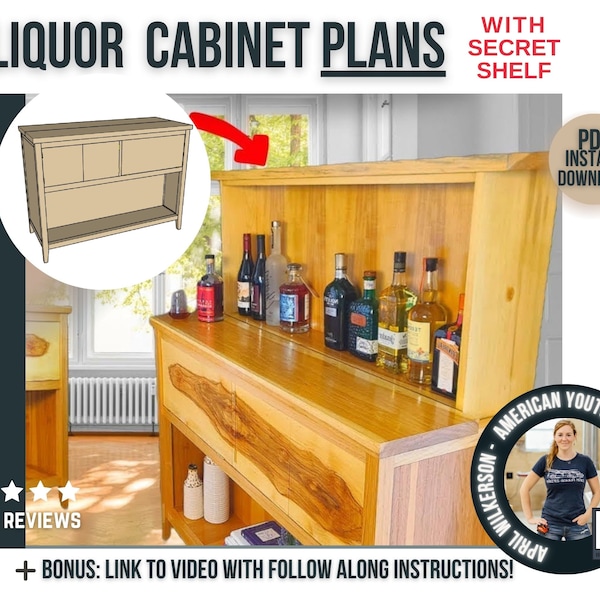 Bar Woodworking Plans Etsy