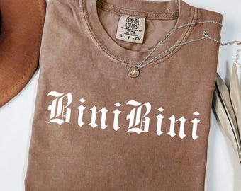 BiniBini Filipina Shirt,Filipino Tshirt,Filipino Tee,Philippines Clothing,Pinay Gf Mom Grandma Gift,Pinoy Pride Tee Minimalist Filipina Tee