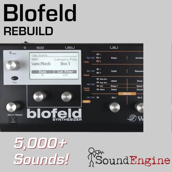 5,000+ Waldorf BlofeldSound Patch Program Library - Instant Download - The Most Blofeld Sounds