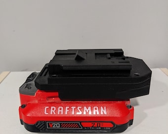 Adattatore per batteria Craftsman da 20 V a utensile Bosch da 18 V (prodotto negli USA con stampa 3D)