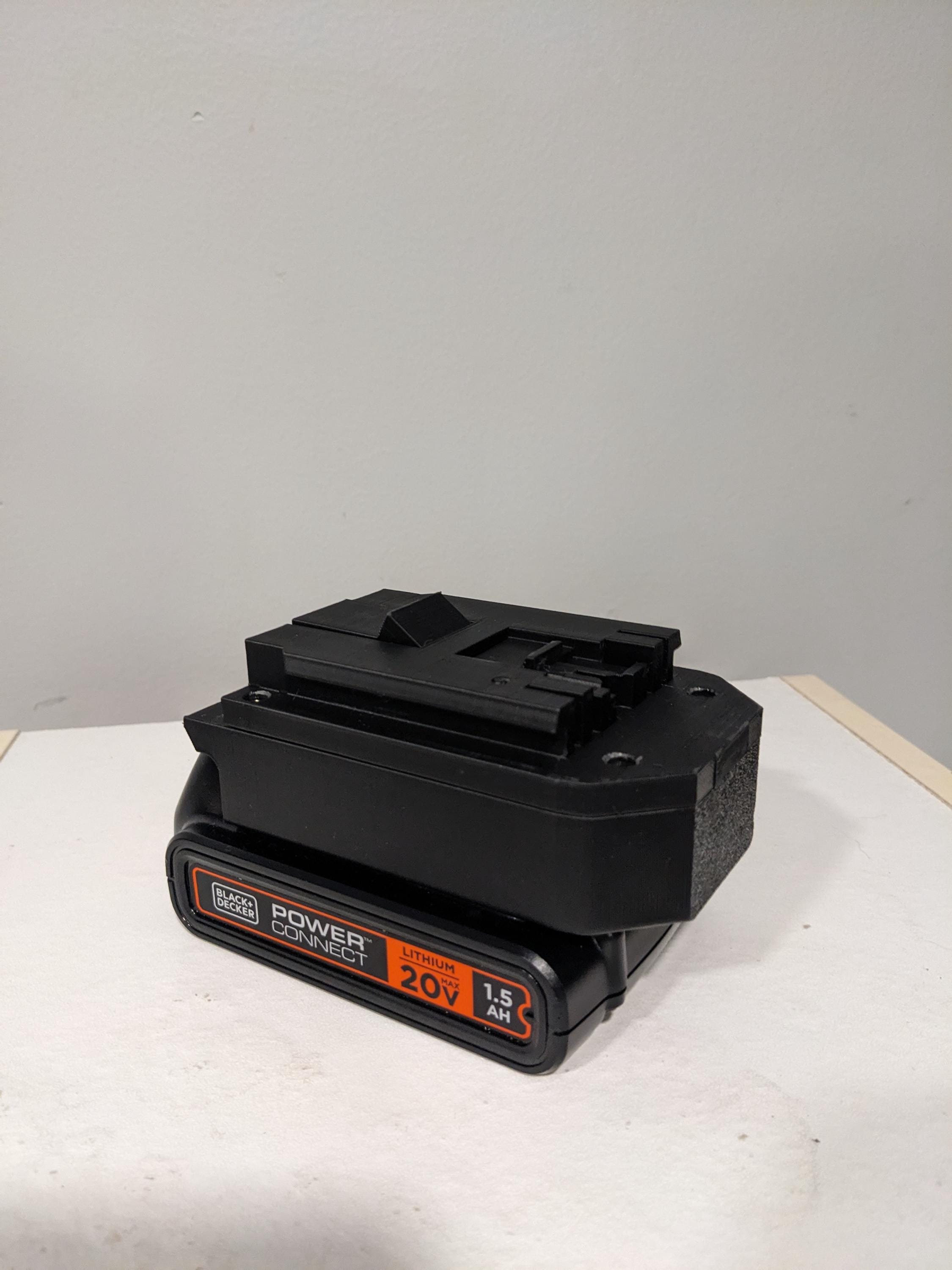 ブラックアンドデッカー 20V バッテリーからボッシュ 18V ツール 