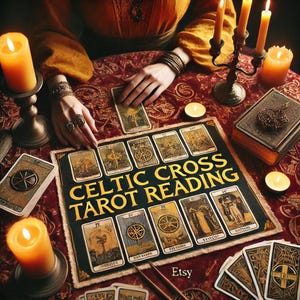 Lettura dei Tarocchi della Croce Celtica - 10 Carte Intuitive per Amore, Carriera, Chiarezza, Guida Spirituale e Intuizione del Percorso di Vita