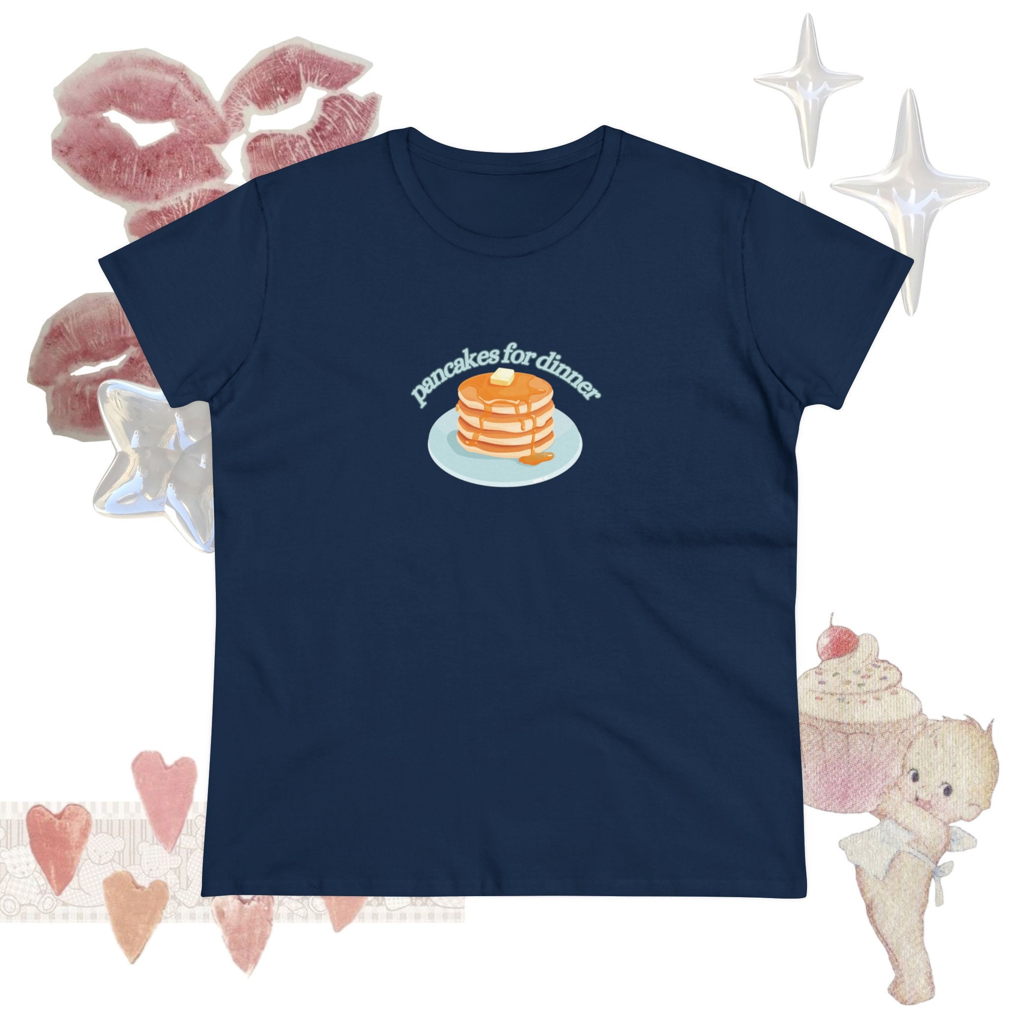 Pancakes for Dinner by Lizzy Mcalpine Inpired Concert Merch Women's