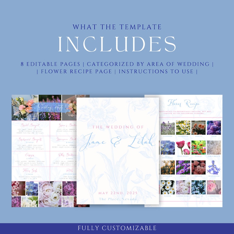 Editable Florist Proposal Template Wedding Client Template Design Editable Florist Proposal Template Wedding Client Template Design