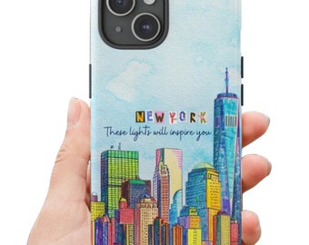 New York State Of Mind Phone Case, New York Phone Case, Aesthetic Phone Case, Phone Case, iPhone 15, 14, 13, 12, 11, Samsung, Google Pixel