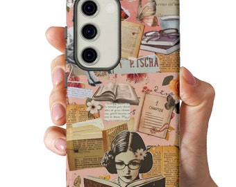 Book Lovers Phone Case, Collage Phone Case, iPhone Case, iPhone 15 Pro Max, 15 Pro, 15, 15 plus, 14, 14 Pro, 14 Plus, 14 Pro Max, 13