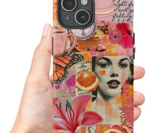 Collage Phone Case, Scrapbook Phone Case, Aesthetic iPhone Case, iPhone 15 Pro Max, 15 Pro, 15, 15 plus, 14, 14 Pro, 14 Plus, 14 Pro Max, 13