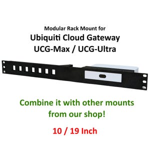 Rack Mount für Ubiquiti Unifi Cloud Gateway Ultra Max UCG-Ultra UCG-Max Server Home Lab Netzwerkschrank