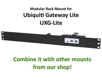 Rack Mount 19” for Ubiquiti Unifi Gateway Lite UXG-Lite UniFi Express UX Server Home Lab Network Cabinet