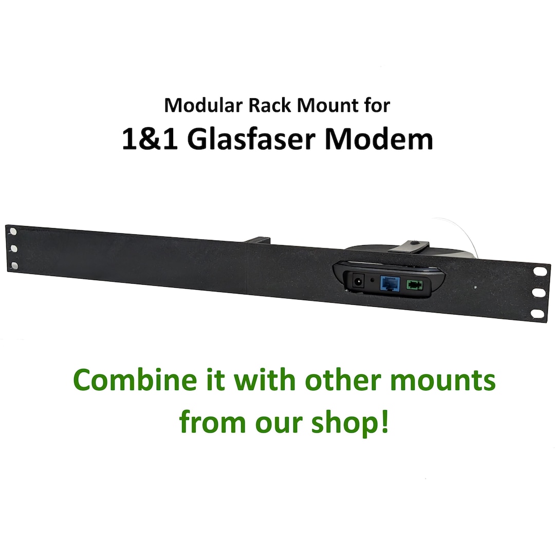 Rack Mount for 1and1 Fiber Optic Modem Fiber Optic Modem - Etsy