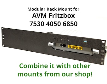 Support de montage en rack pour AVM Fritzbox 7530 4050 6850
