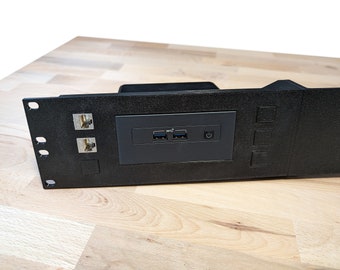 Support de montage en rack 19" 2U pour Intel NUC8 NUC10 NUC11 NUC12 NUC13