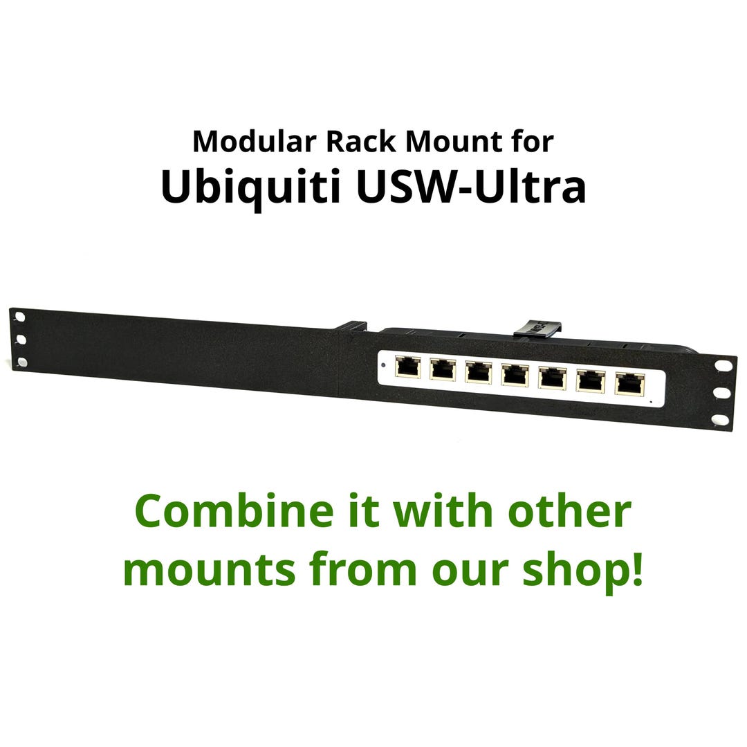 Rack Mount 19” for Ubiquiti Unifi Usw-ultra Server Home Lab Network ...