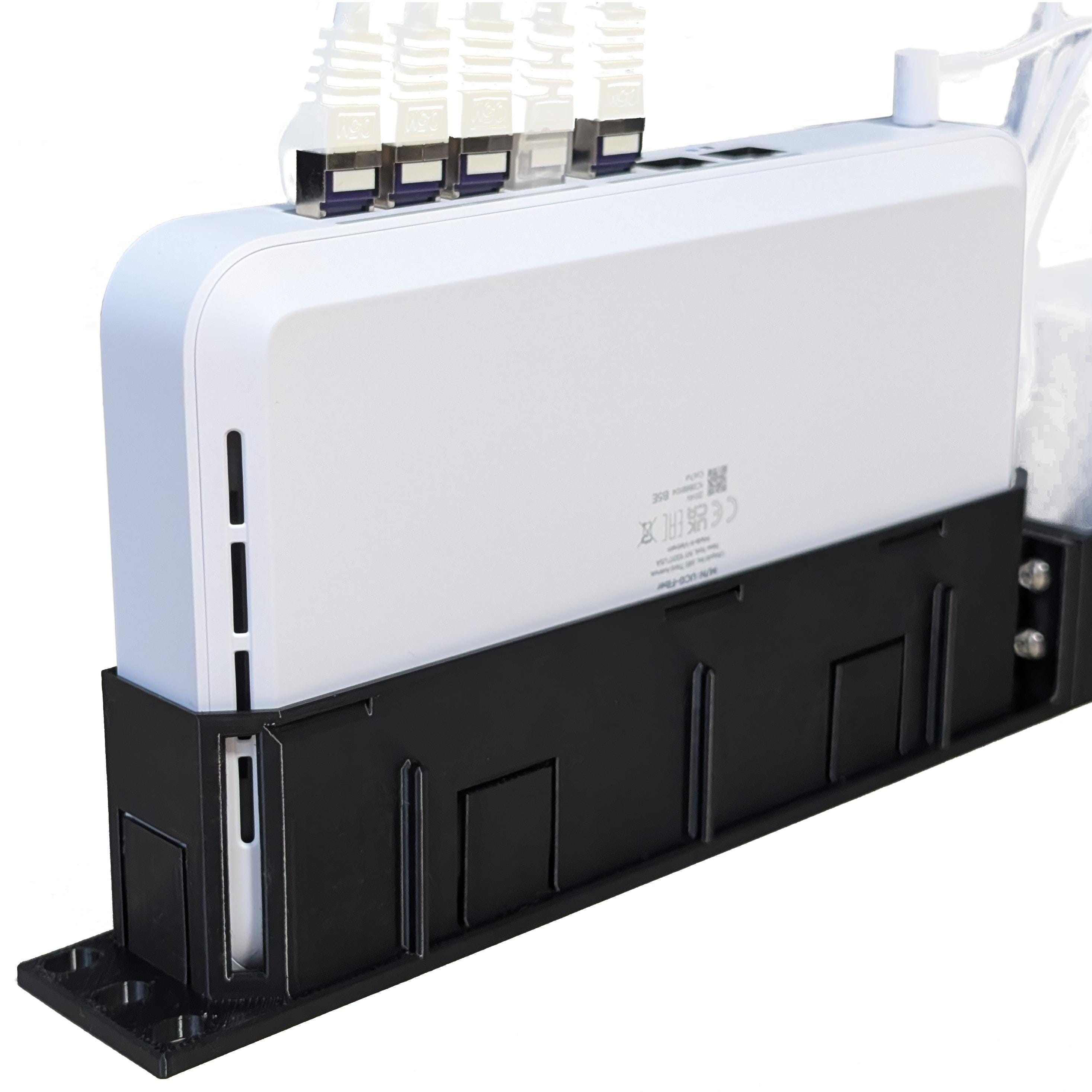 Fiber Rack Protection Rack Mount for Ubiquiti Unifi Cloud Gateway Fiber Ucg-fiber Uxg-fiber ...