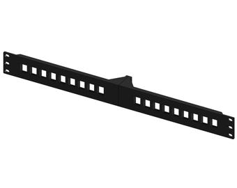 Panneau 1U pour 18 modules Keystone, armoire réseau pour serveur à montage en rack pour laboratoire domestique