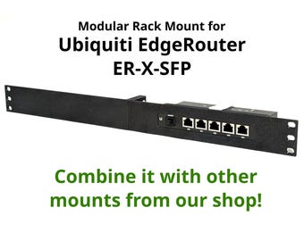Support en rack 19" pour serveur Ubiquiti Unifi EdgeRouter X SFP ER-X-SFP, armoire réseau de laboratoire domestique