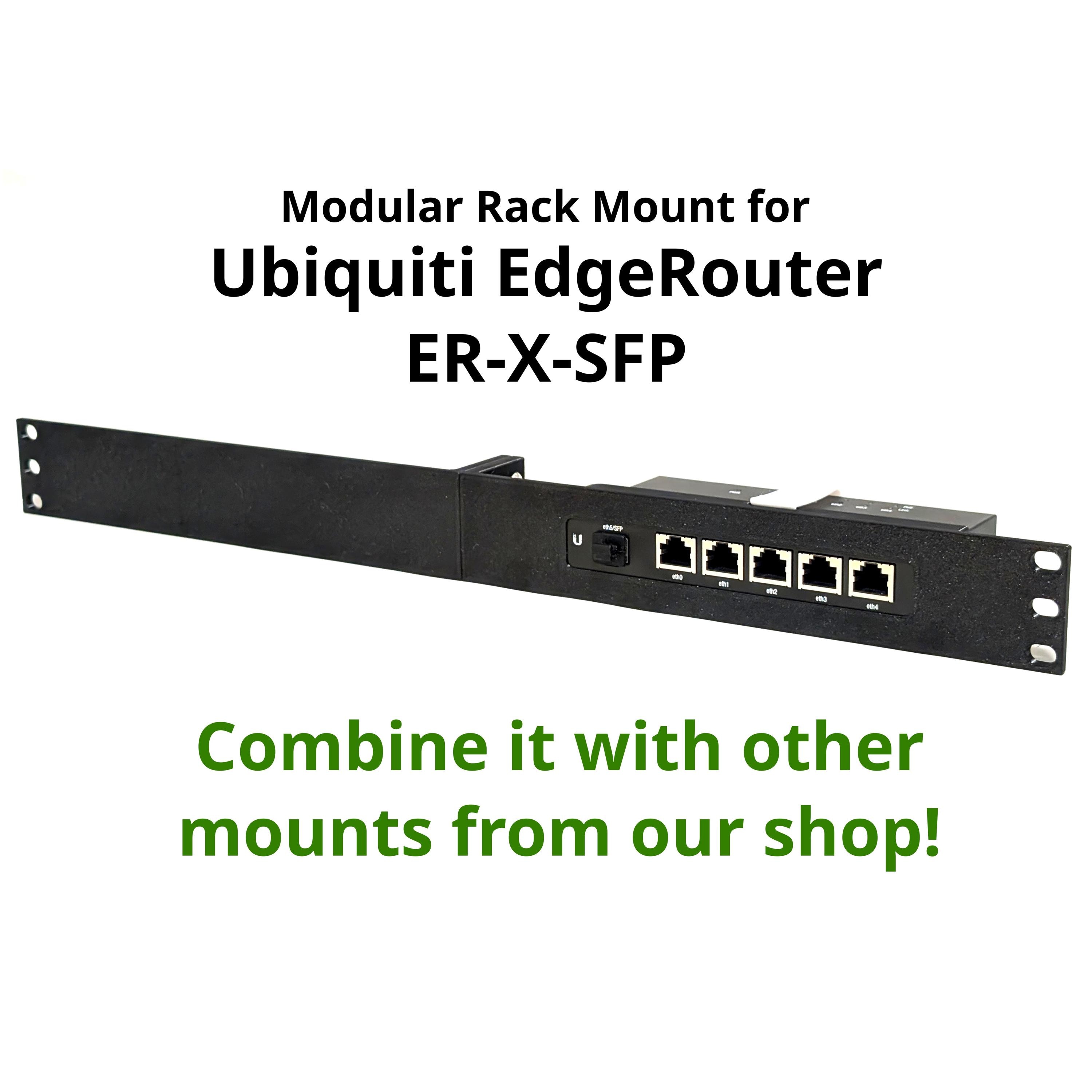 Rack Mount 19” for Ubiquiti Unifi Edgerouter X SFP ER-X-SFP Server Home Lab  Network Cabinet - Etsy Ireland